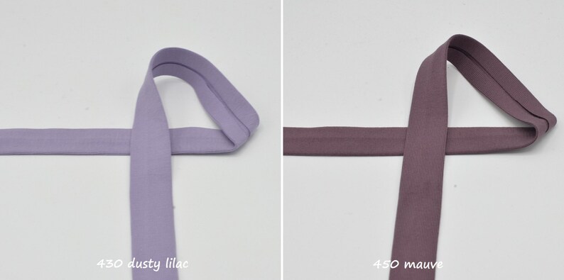 Schrägband Jersey 20 mm uni viele Farben Meterware ab 2 m 1,50 EUR/m afbeelding 5