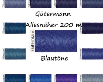 Gütermann Allesnäher Nähgarn | 200 m | Blautöne
