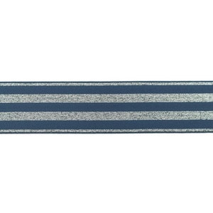Gummiband 40 mm Elastic-Band Lurex Silber viele Farben Meterware ab 1 m 2,95 EUR/m Bild 4