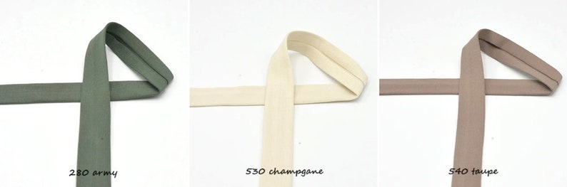 Schrägband Jersey 20 mm uni viele Farben Meterware ab 2 m 1,50 EUR/m afbeelding 6