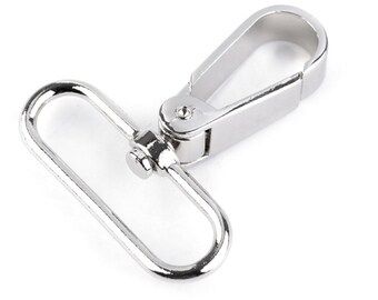 Karabiner Metall 39 mm Nickel