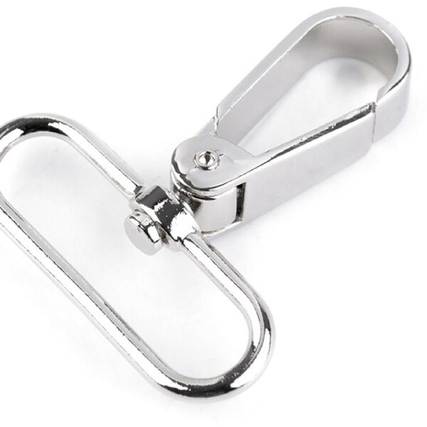 Karabiner Metall 39 mm Nickel