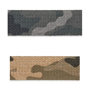 Gummiband Camouflage | grau & beige | 35 mm breit | ab 1 m | 5,35 EUR/m