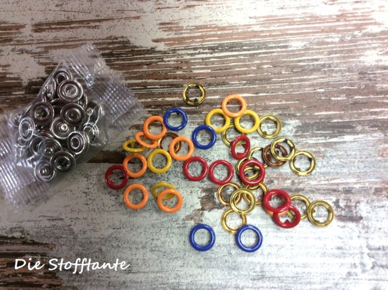 Jerseydruckknöpfe / 11 mm / 20er Sets / viele Farben Bild 5