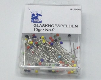 Stecknadeln | Glaskopf | 10 gr