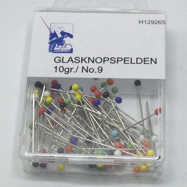 Stecknadeln | Glaskopf | 10 gr