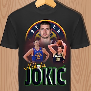 Vintage Bootleg Basketball T Shirt Design | Nikola Jokic | Denver Nuggets