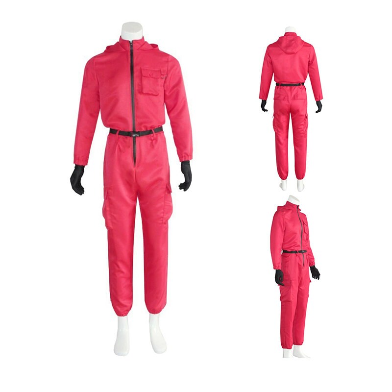 Squid Game Guard Costume Cosplay Jumpsuit Staff Uniform Unisex Etsy UK