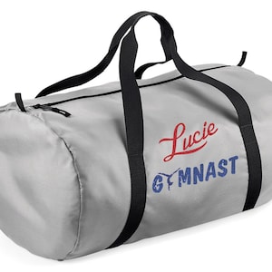 Sac gym personnalisé Rouge / bleu nuit