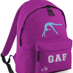 Sac à dos gym GAF personnalisé Magenta