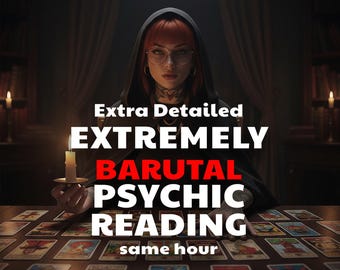 Brutaal paranormaal lezen op hetzelfde uur, geen gereedschap Gedetailleerd en brutaal lezen, brutaal helder paranormaal lezen, geen suikercoating, spirituele adviezen