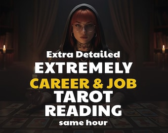 Same hour CAREER & JOB Reading, Medium Career Reading, Honest Tarot Reading, Tarot Career Reading/ Career Tarot Card Reading, Money Reading