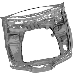 Parte anteriore scansionata in 3D del telaio Honda Integra 3gen Vano motore