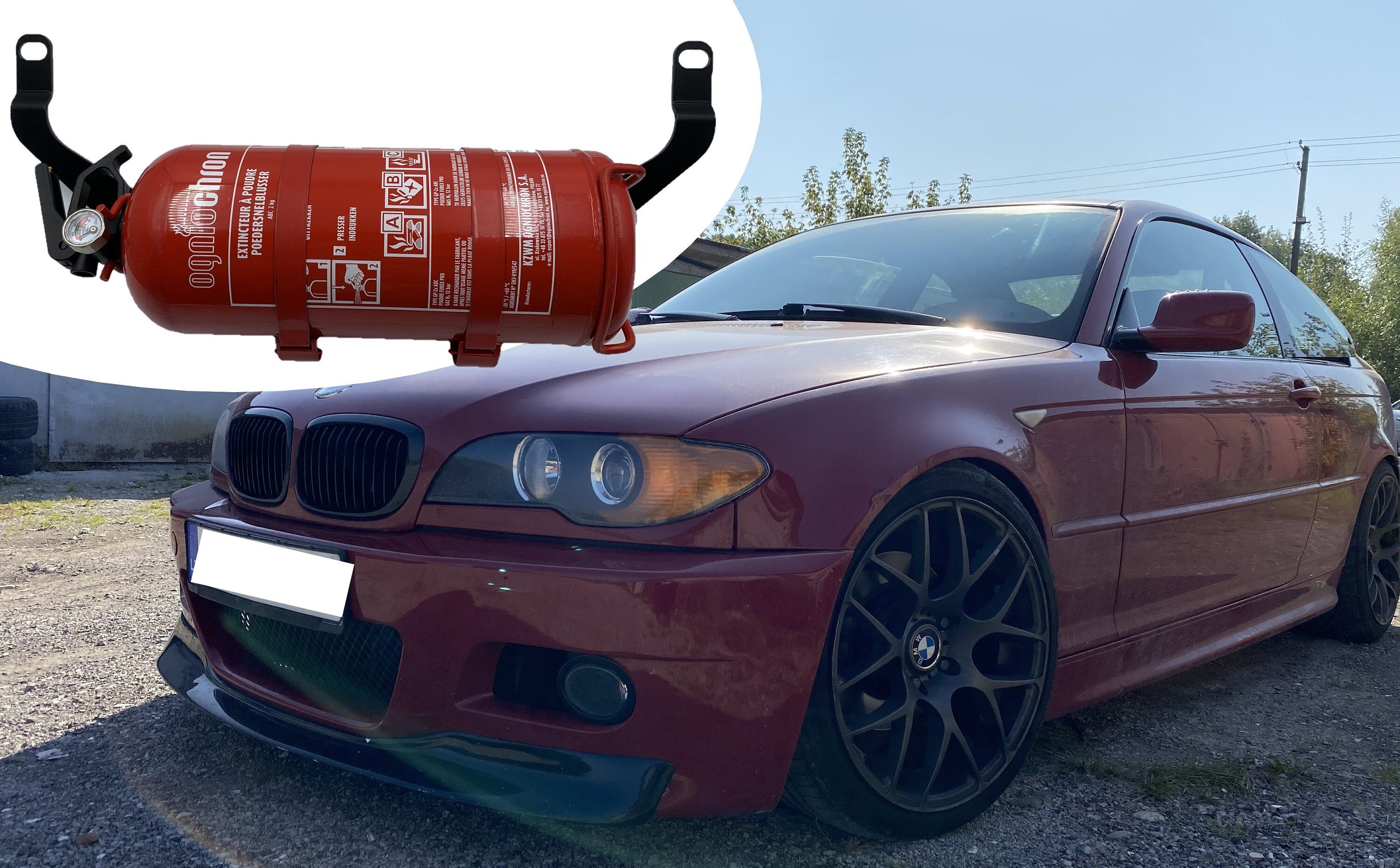 Suitable BMW 3series E46 M3 Fire Extinguisher Bracket 