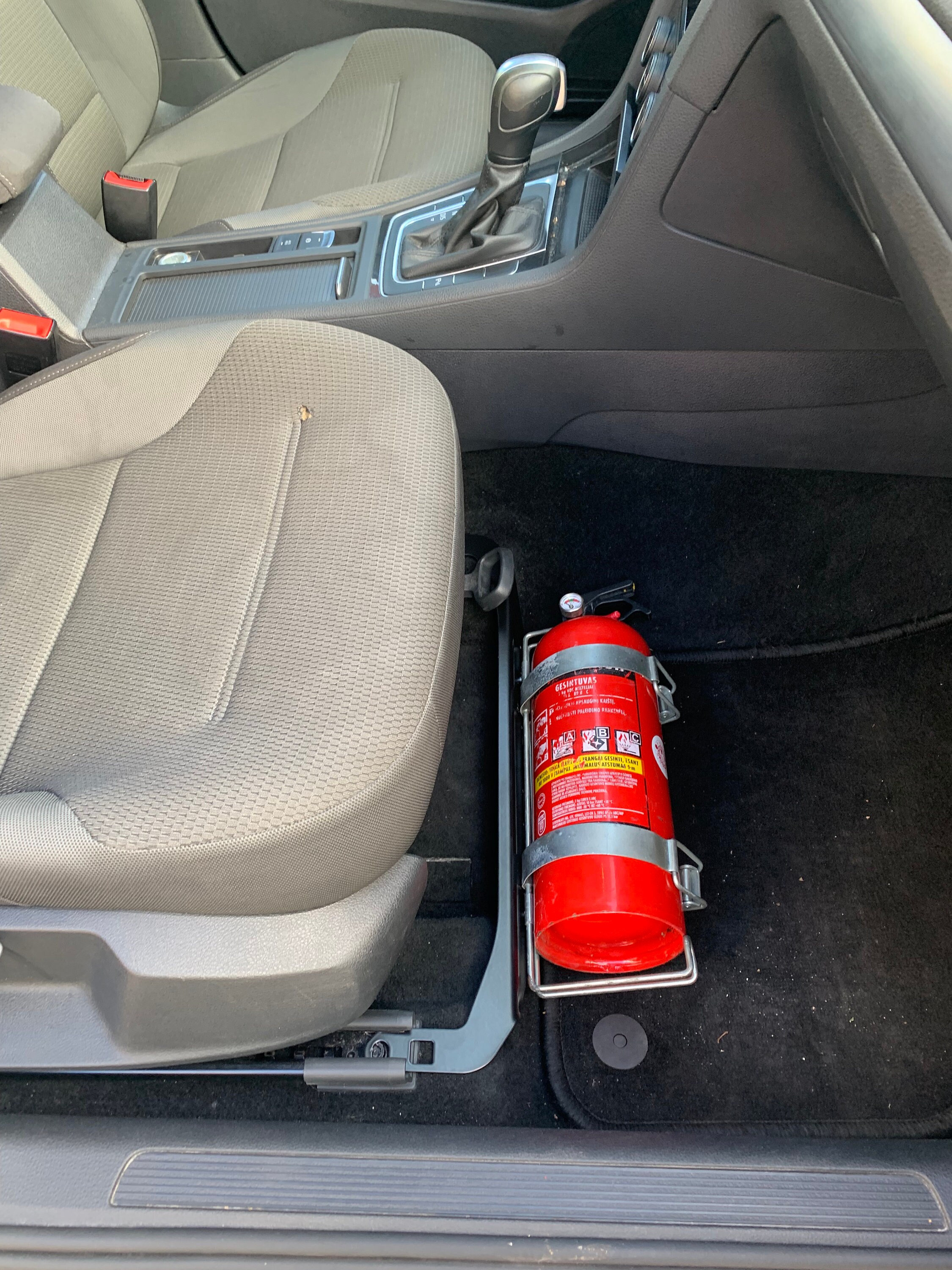 Support D'extincteur Pour Skoda Fabia Mk4 - Marque F4 Fabrication - Neuf Avec Garantie
