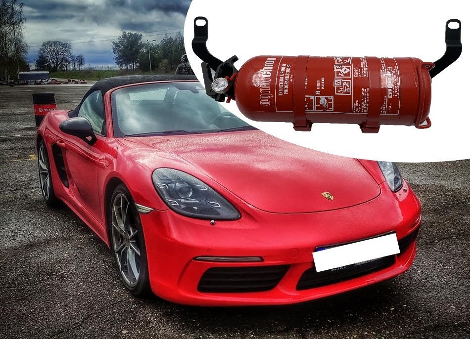 Carbon Look Auto Schlüssel Cover für Porsche 911 Boxster Cayman rot, 89,90 €