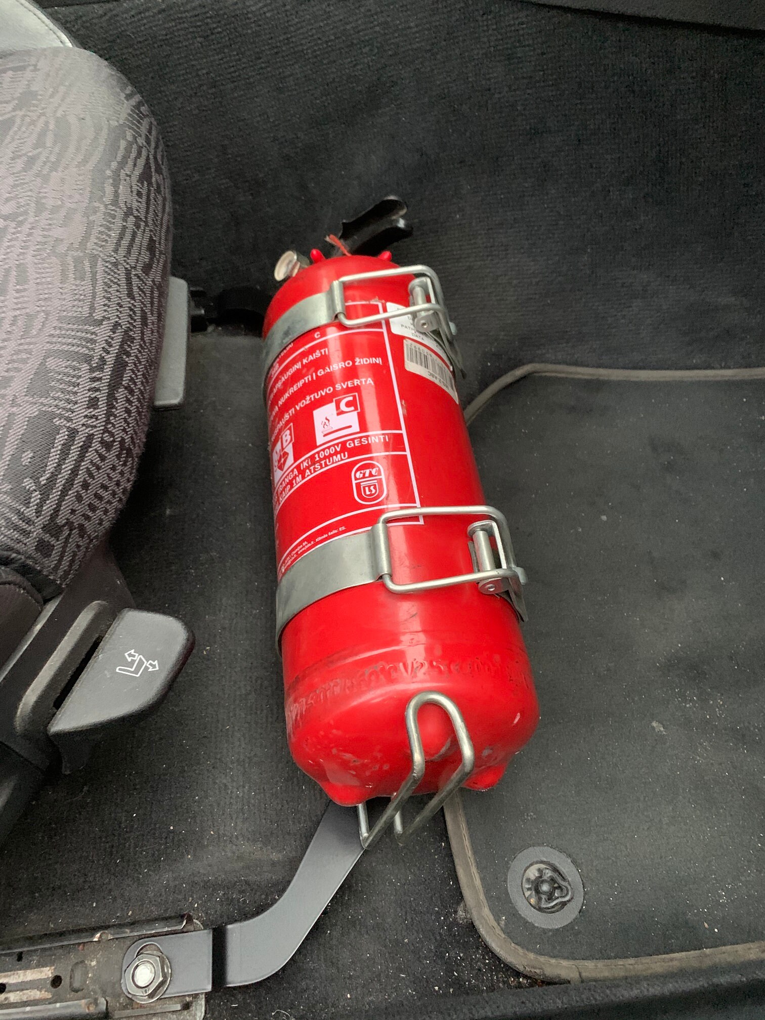 thumbnail image 2 of F4 Fabrication Fire Extinguisher Mount For BMW E46 M3 – Passenger Side Bracket 2 of 3