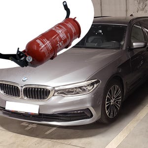 Suitable BMW 5 Series M5 G30 G31 F90 Custom CAD-Designed Fire Extinguisher Holder Bracket