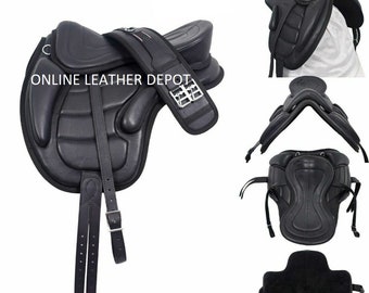 Selle Cheval Freemax Synthétique Sans Arbre – Tailles 12 à 18 Pouces – Multi Couleurs