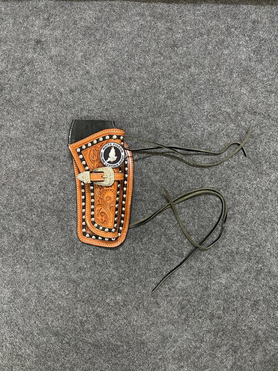Western Cowboy Holster Ammo Loops Cartridge Belt Saas Rigs Gun Cover .22 .38 .357 .44 .45