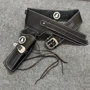 ウエスタンレザーカートリッジベルト 弾薬ループ リボルバーホルスターカバー コルトサスリグ カウボーイホルスター .22 .32 .357 .44 .38 .45