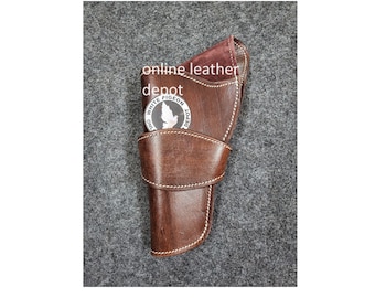 Vintage Holster Handmade Leather Western Revolver Cowboy Holder .22 .32 .38 .357 .44 .45