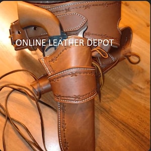 Fondina per munizioni Western Cowboy Vintage Cartridge Belt .22 .357 .38 .44 .45
