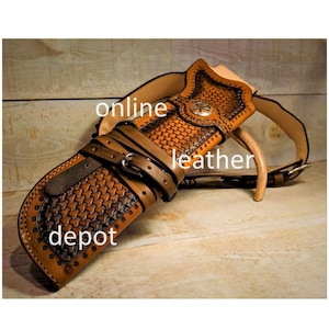 Cowboy Holster Rigs And Saas Catridge Belt .22.357.44.45.38