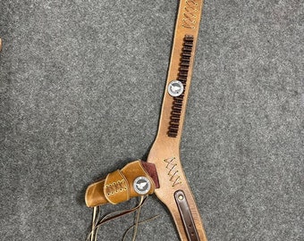 Western Cartridge Belt Cowboy Action Vintage Leather Ammo Belt .22 .38 .357 .44 .45