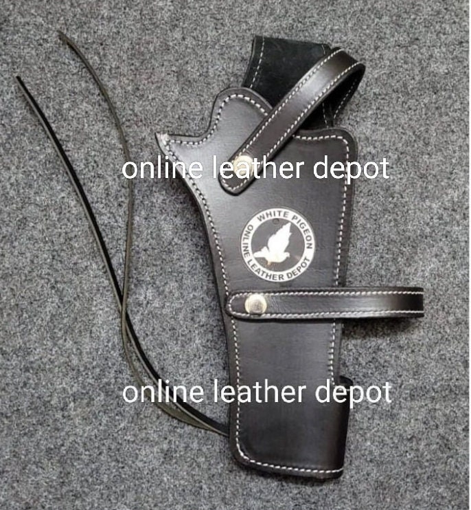 Handgefertigte Cowboy Holster aus Leder für Zielfernrohr Pistolenhalter Lauflänge 6 "bis 12"