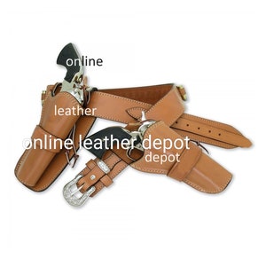 Cowboy patroonriem vintage Saas Rigs munitieholster .22 .357 .38 .44 .45 & 12 gauge