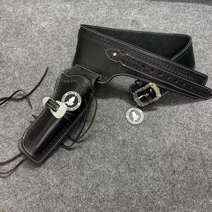 カウボーイ カートリッジ ベルト ホルスター 弾薬ループ ガン ホルダー .22 .32 .357 .38 .44 .45 & 12 ゲージ