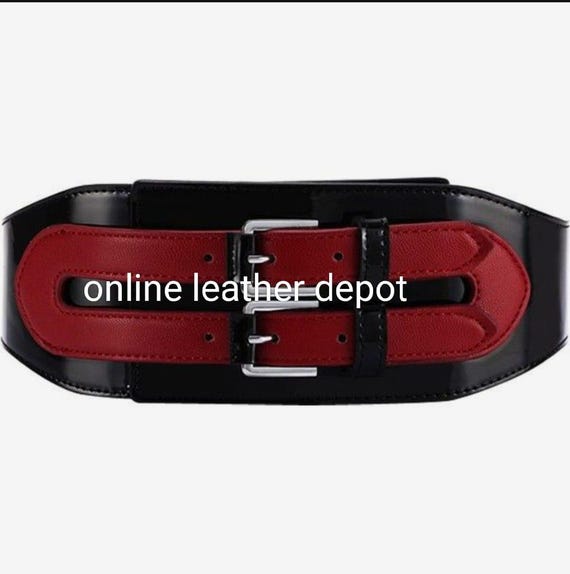 Vintage Lock Buckle Belt Classic Solid Color Elegant Dress  display picture 3