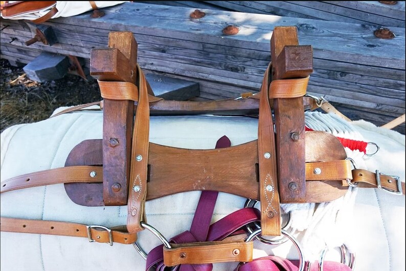 Sawbuck Packing Saddle Fully Rigged Canvas Leather Western Etsy