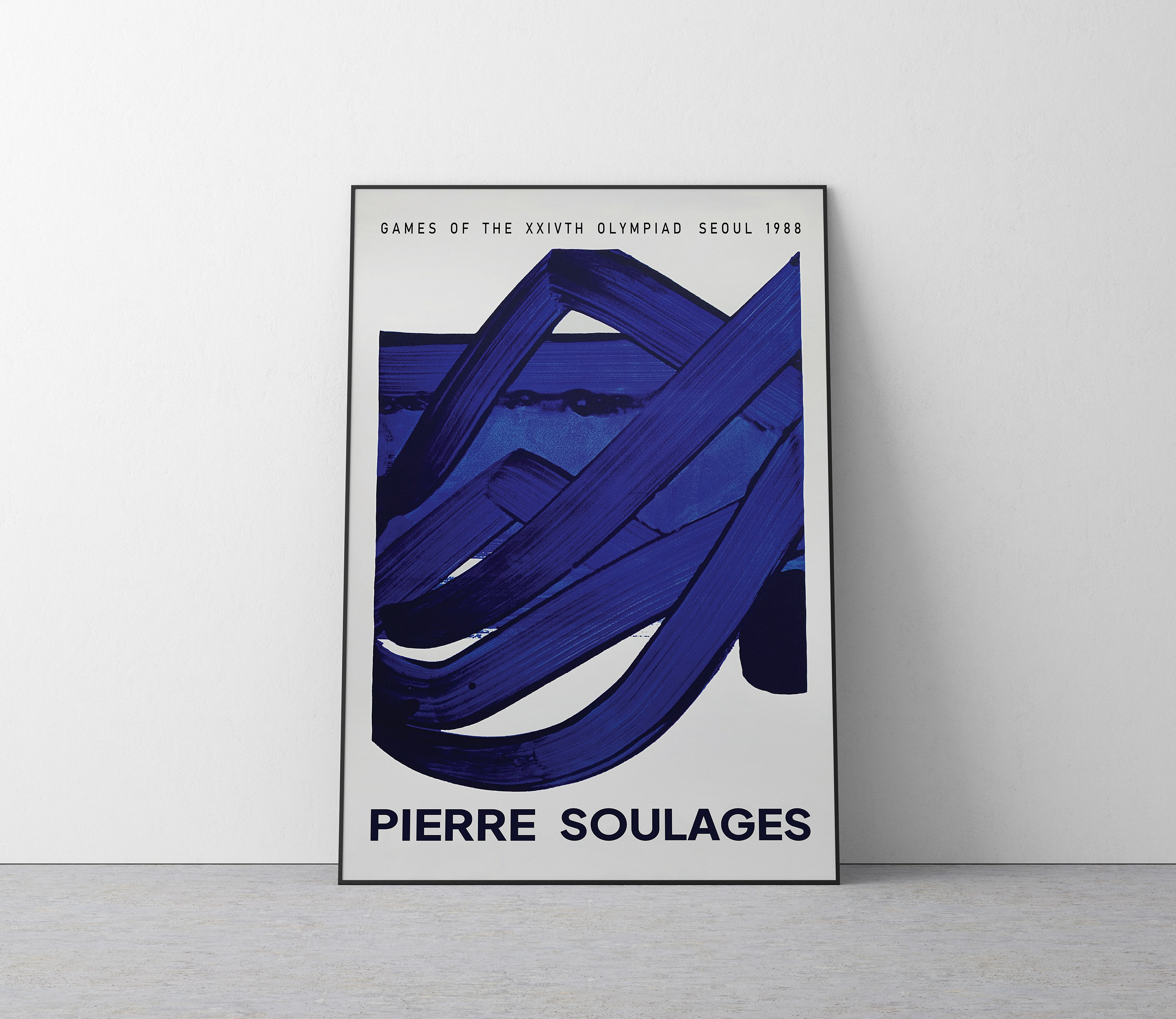 Pierre Soulages, Sérigraphie N.18, 1988 - Etsy