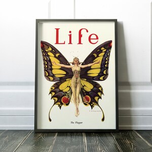 Frank Xavier Leyendecker, the Flapper, Life Magazine Cover - Etsy