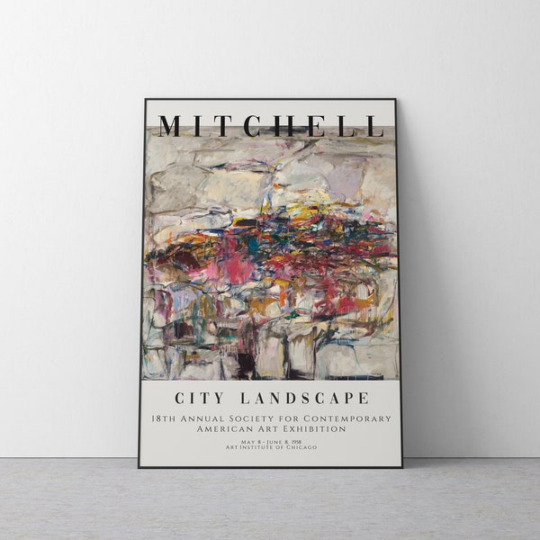 Joan Mitchell Exhibition Poster - Etsy
