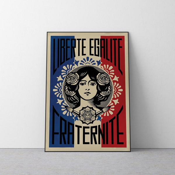 Shepard Fairey, Liberte, egalite, fraternite  2021