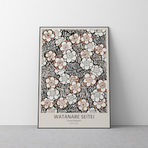 Watanabe Seitei - Floral Pattern, Bijutsu Sekai