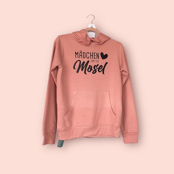 Moselmädchen Hoodie Damen / Kapuzenpulli Mädchen von der Mosel