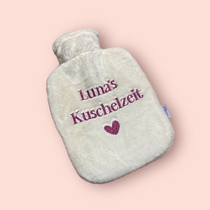 Cozy hot water bottle with a personal print, e.g. favorite person image 5