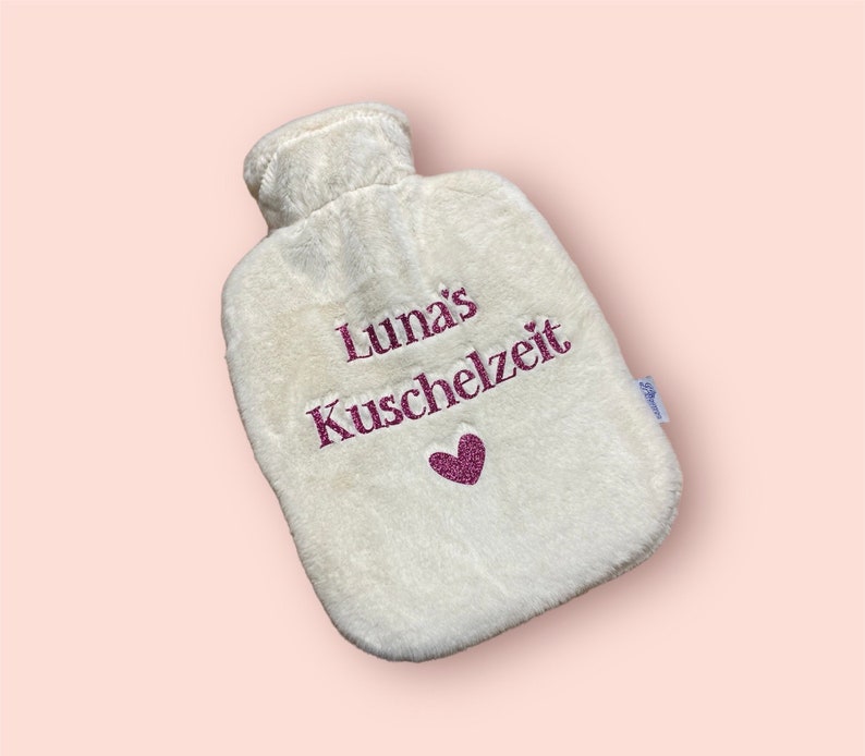 Cozy hot water bottle with a personal print, e.g. favorite person image 5
