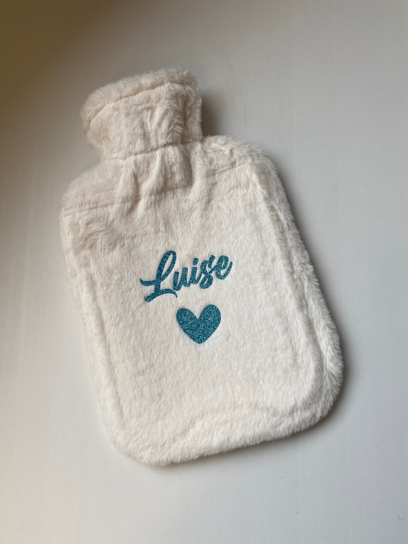 Cozy hot water bottle with a personal print, e.g. favorite person image 4