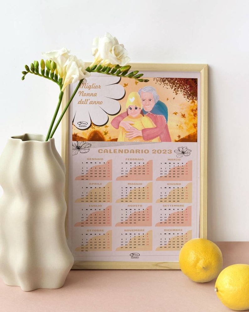 Digital 2023 Calendar Grandparents' Day Etsy UK