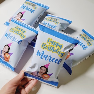 Ms Rachel's personalized chip bags. MS Rachel party, More Rachel decoration sticky gum, candy Bar MS Rachel, Ms Rachel Birthday party