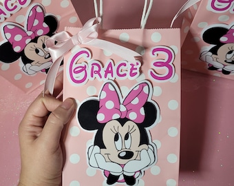 Sacchetto di caramelle Minnie Mouse personalizzato Sacchetti di - Main Image