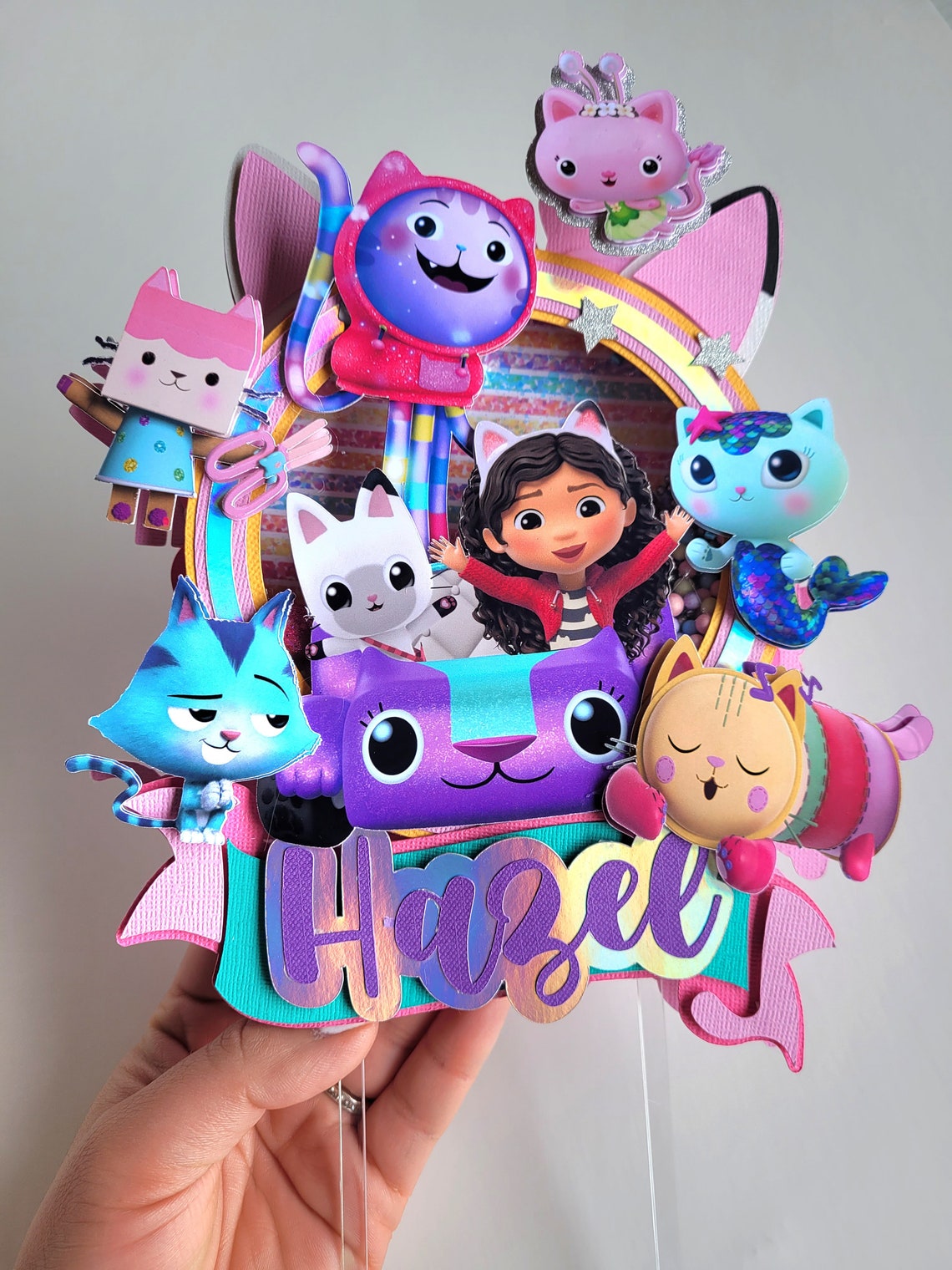 Gabby's Dollhouse Theme Party Gabby's Dollhouse Cake Etsy