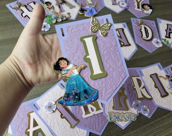 Encanto Banner, Encanto Birthday Banner, Encanto Party Decorations, Isabella Party Decorations, Happy Birthday Banner, Isabella Banner