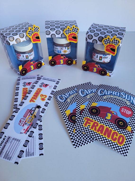 Vintage Race Car Birthday Decorations | Personalized Racing Party Package