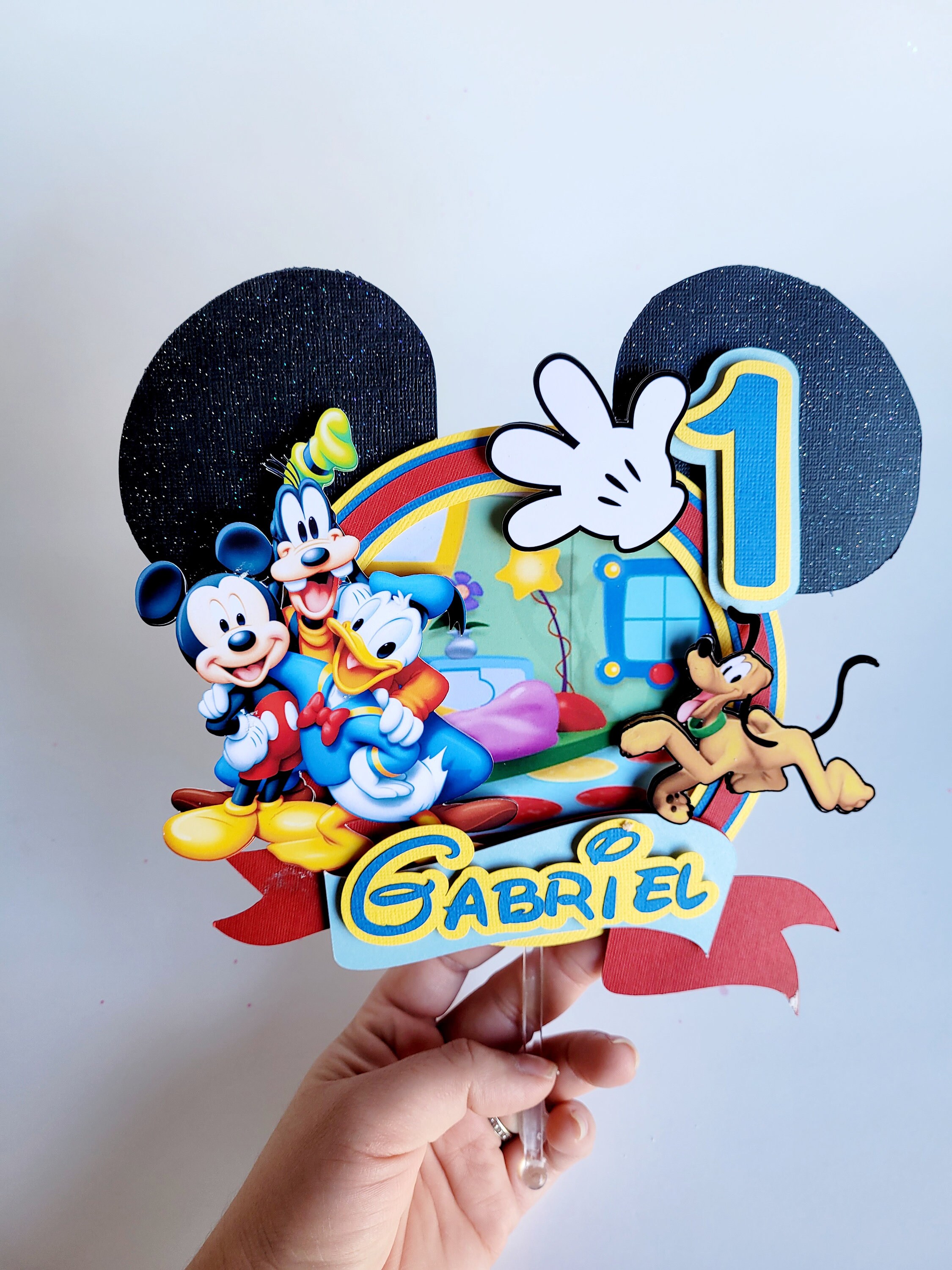 Mickey Mouse Clubhouse Ct Cake Topper Centerpiece Birthday Party Decor –  Cakecery